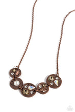 Load image into Gallery viewer, Paparazzi&#39;s Handcrafted Honor - Copper &amp; Iridescent necklace
