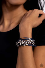 Load image into Gallery viewer, Paparazzi&#39;s Here Comes the BLOOM - Blue Urban bracelet
