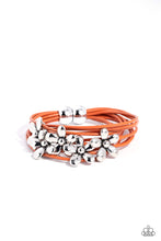 Load image into Gallery viewer, Paparazzi&#39;s Here Comes the BLOOM - Orange Urban bracelet
