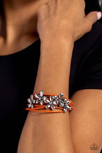 Load image into Gallery viewer, Paparazzi&#39;s Here Comes the BLOOM - Orange Urban bracelet
