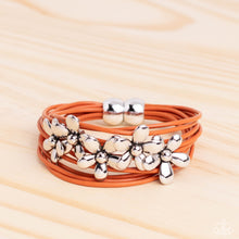 Load image into Gallery viewer, Paparazzi&#39;s Here Comes the BLOOM - Orange Urban bracelet
