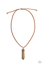 Load image into Gallery viewer, Paparazzi&#39;s Holistic Harmony - Brown Urban Men necklace
