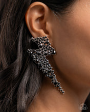 Load image into Gallery viewer, Paparazzi’s Electric Effulgence - Black post earrings ~ New Releases
