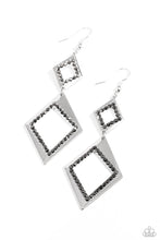 Load image into Gallery viewer, Paparazzi&#39;s Deco Decoupage - Silver earrings ~ Coming Soon
