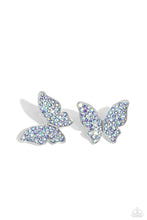 Load image into Gallery viewer, Paparazzi’s High Life - Blue &amp; Iridescent post earrings
