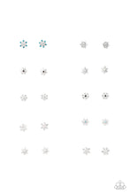 Load image into Gallery viewer, Paparazzi&#39;s Starlet Shimmer Christmas Snowflakes - post earrings
