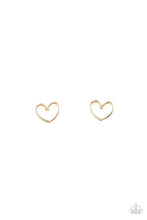 Load image into Gallery viewer, Paparazzi&#39;s Starlet Shimmer - Gold Shape post earrings
