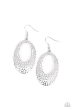 Load image into Gallery viewer, Paparazzi&#39;s The HOLE Nine Yards - Silver earrings
