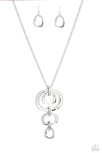 Load image into Gallery viewer, Paparazzi&#39;s Tranquil Trickle - Silver necklace
