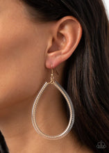 Load image into Gallery viewer, Paparazzi&#39;s Just ENCASE You Missed It - Gold hoop earrings
