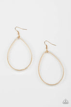 Load image into Gallery viewer, Paparazzi&#39;s Just ENCASE You Missed It - Gold hoop earrings
