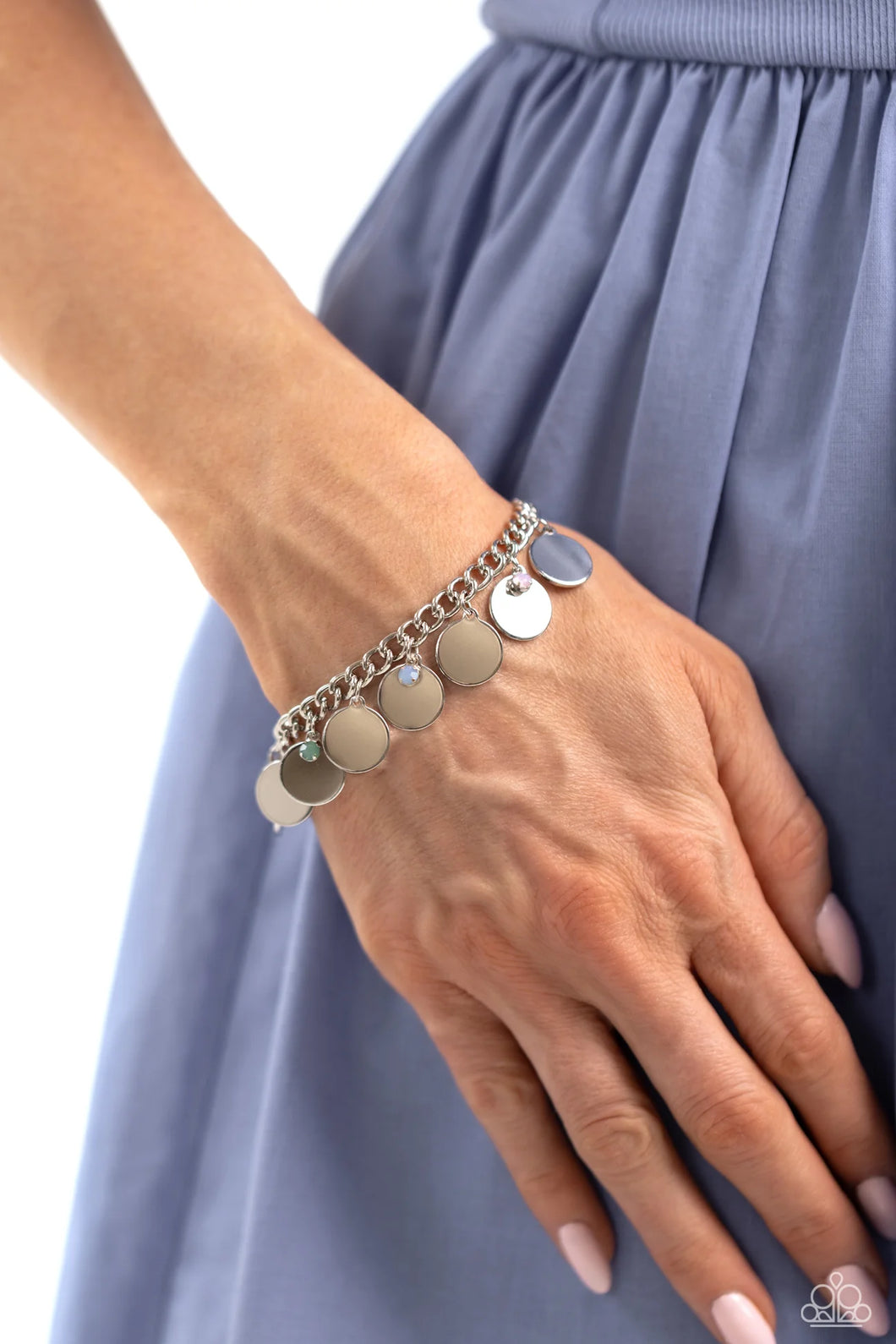 Paparazzi’s Dainty Disc - Multi bracelet