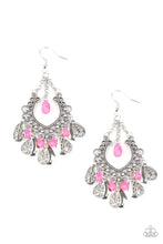 Load image into Gallery viewer, Paparazzi&#39;s Musical Gardens - Pink earrings
