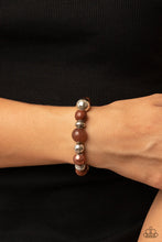 Load image into Gallery viewer, Paparazzi&#39;s Tonal Takeover - Brown bracelet
