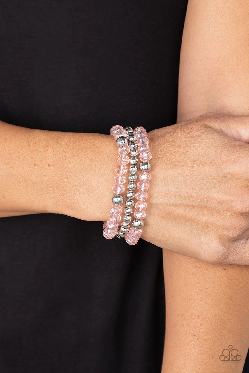 Paparazzi's Prismatic Perceptions - Pink bracelet