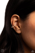 Load image into Gallery viewer, Paparazzi’s Bubbly Basic - Gold &amp; Pearl earrings (cuff) ~ New Releases
