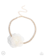 Load image into Gallery viewer, Paparazzi’s Rosy Range - Gold necklace (choker) ~ New Releases
