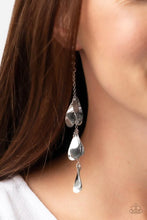 Load image into Gallery viewer, Paparazzi&#39;s Arrival CHIME - Silver earrings
