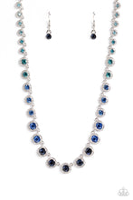 Load image into Gallery viewer, Paparazzi&#39;s Kaleidoscope Charm - Blue necklace
