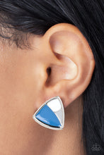 Load image into Gallery viewer, Paparazzi&#39;s Kaleidoscopic Collision - Blue post earrings
