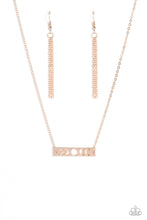 Load image into Gallery viewer, Paparazzi&#39;s LUNAR or Later - Rose Gold necklace
