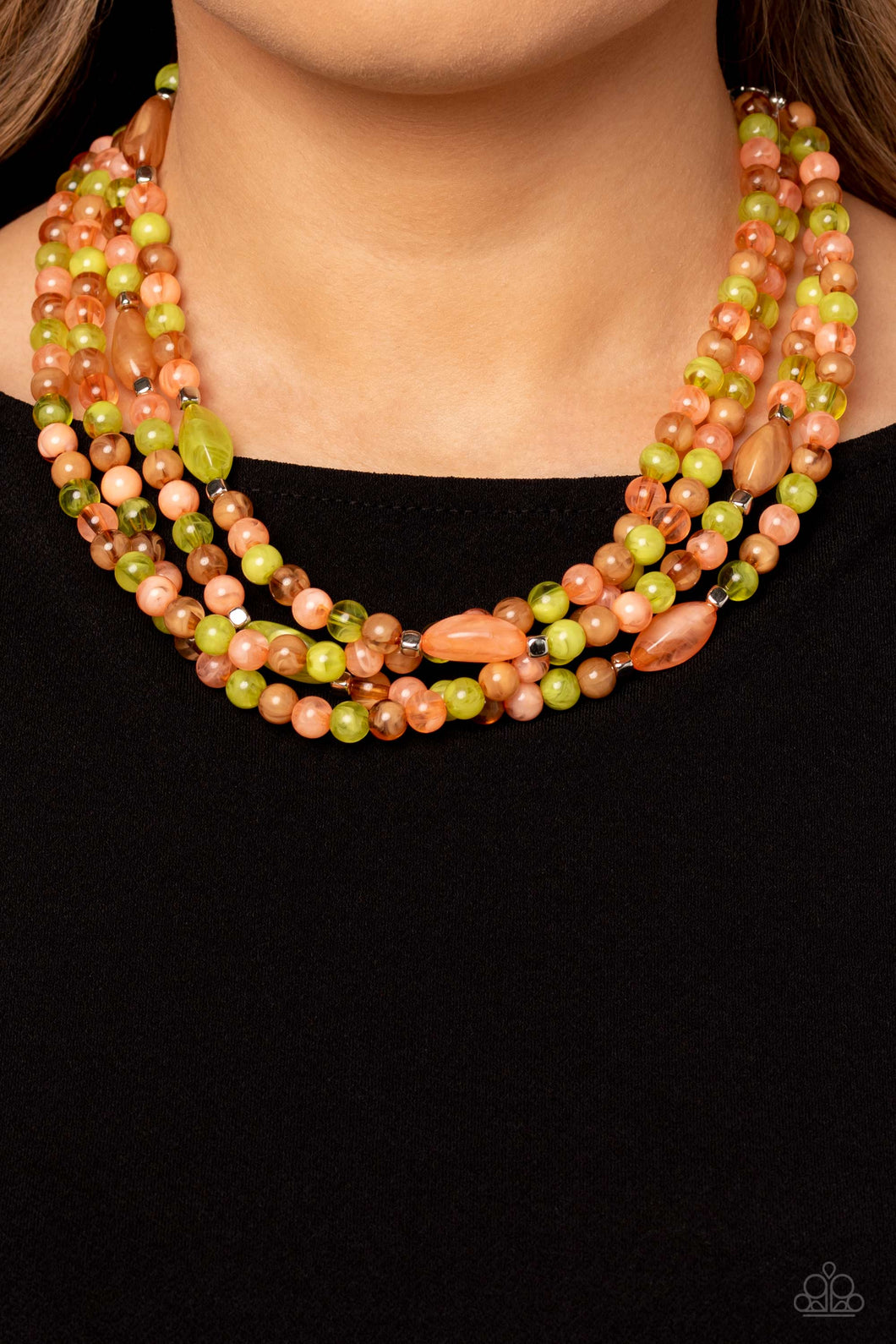 Paparazzi's Layered Lass - Multi necklace