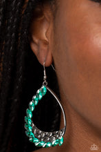 Load image into Gallery viewer, Paparazzi&#39;s Looking Sharp - Green earrings
