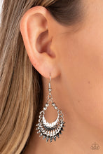 Load image into Gallery viewer, Paparazzi&#39;s Lunar Luxury - Black earrings
