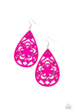 Load image into Gallery viewer, Paparazzi&#39;s Marine Eden - Pink Wood earrings
