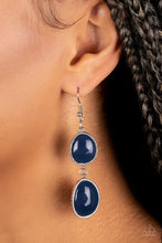 Load image into Gallery viewer, Paparazzi&#39;s Mediterranean Myth - Blue earrings
