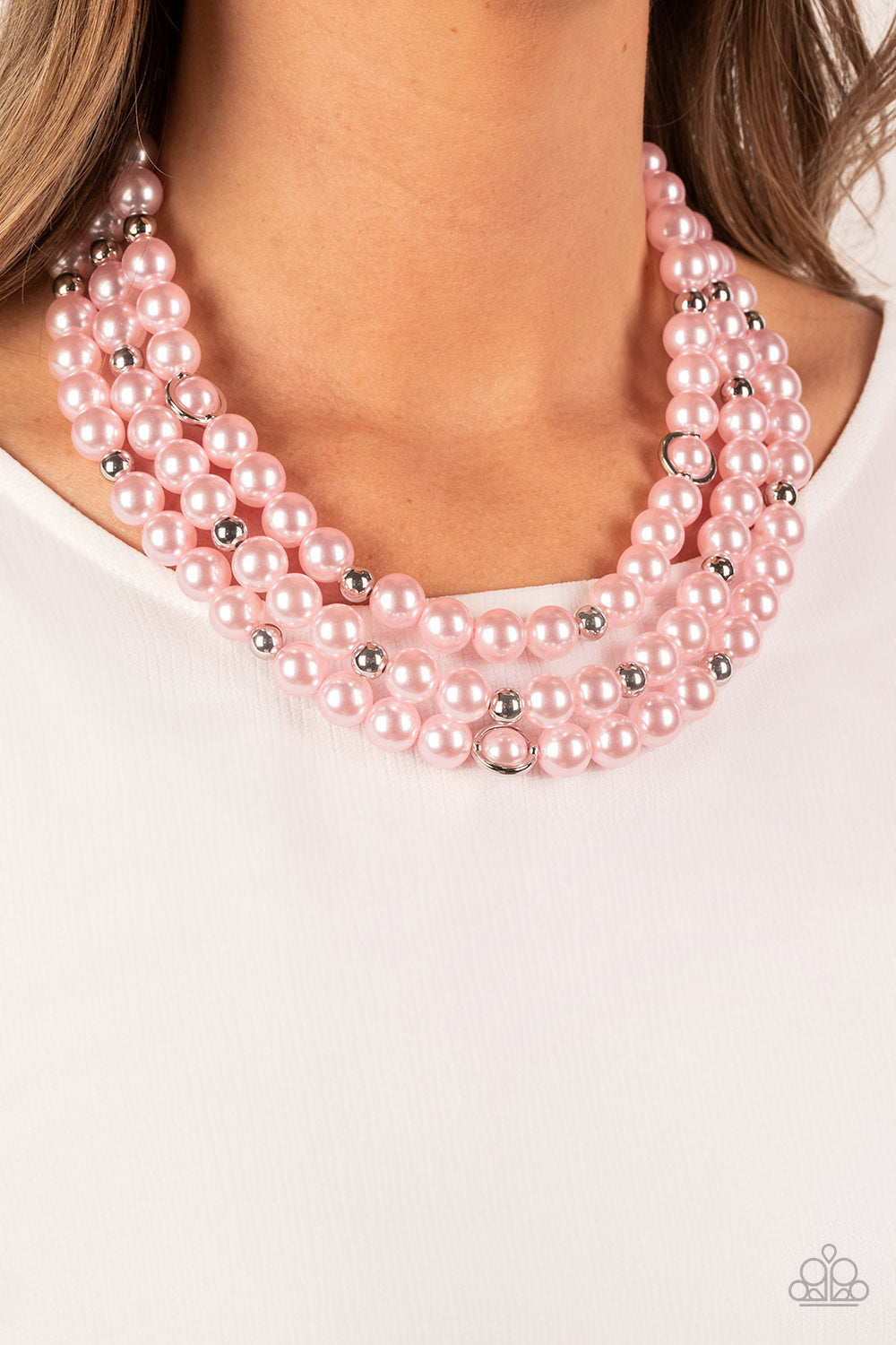 Paparazzi's Needs No Introduction - Pink Pearl necklace