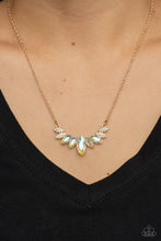 Load image into Gallery viewer, Paparazzi&#39;s One Empire at a Time - Gold &amp; Iridescent necklace ~ New Releases
