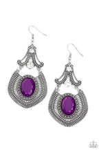 Load image into Gallery viewer, Paparazzi&#39;s Panama Palace - Purple earrings
