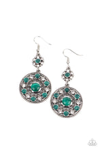 Load image into Gallery viewer, Paparazzi&#39;s Party at My PALACE - Green earrings
