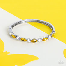 Load image into Gallery viewer, Paparazzi&#39;s Petitely Powerhouse - Yellow bracelet
