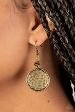 Load image into Gallery viewer, Paparazzi&#39;s Prehistoric Perfection - Brass earrings
