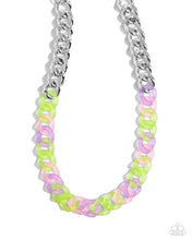 Load image into Gallery viewer, Paparazzi&#39;s Rainbow Ragtime - Green necklace ~ New Releases
