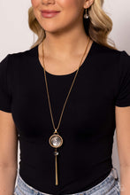 Load image into Gallery viewer, Paparazzi&#39;s Rotating Radiance - Gold necklace ~ New Releases
