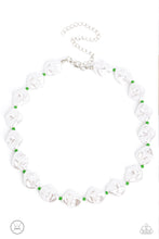 Load image into Gallery viewer, Paparazzi&#39;s SHORE Enough - Green &amp; Pearl necklace (choker)
