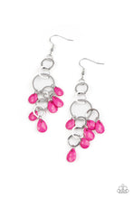 Load image into Gallery viewer, Paparazzi&#39;s Sandcastle Sunset - Pink earrings
