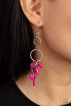 Load image into Gallery viewer, Paparazzi&#39;s Sandcastle Sunset - Pink earrings
