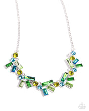 Load image into Gallery viewer, Paparazzi&#39;s Serene Statement - Green necklace ~ New Releases
