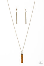 Load image into Gallery viewer, Paparazzi&#39;s Set in GEMSTONE - Brass necklace
