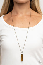 Load image into Gallery viewer, Paparazzi&#39;s Set in GEMSTONE - Brass necklace
