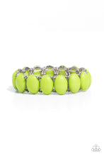 Load image into Gallery viewer, Paparazzi&#39;s Starting OVAL - Green bracelet ~ New  Releases
