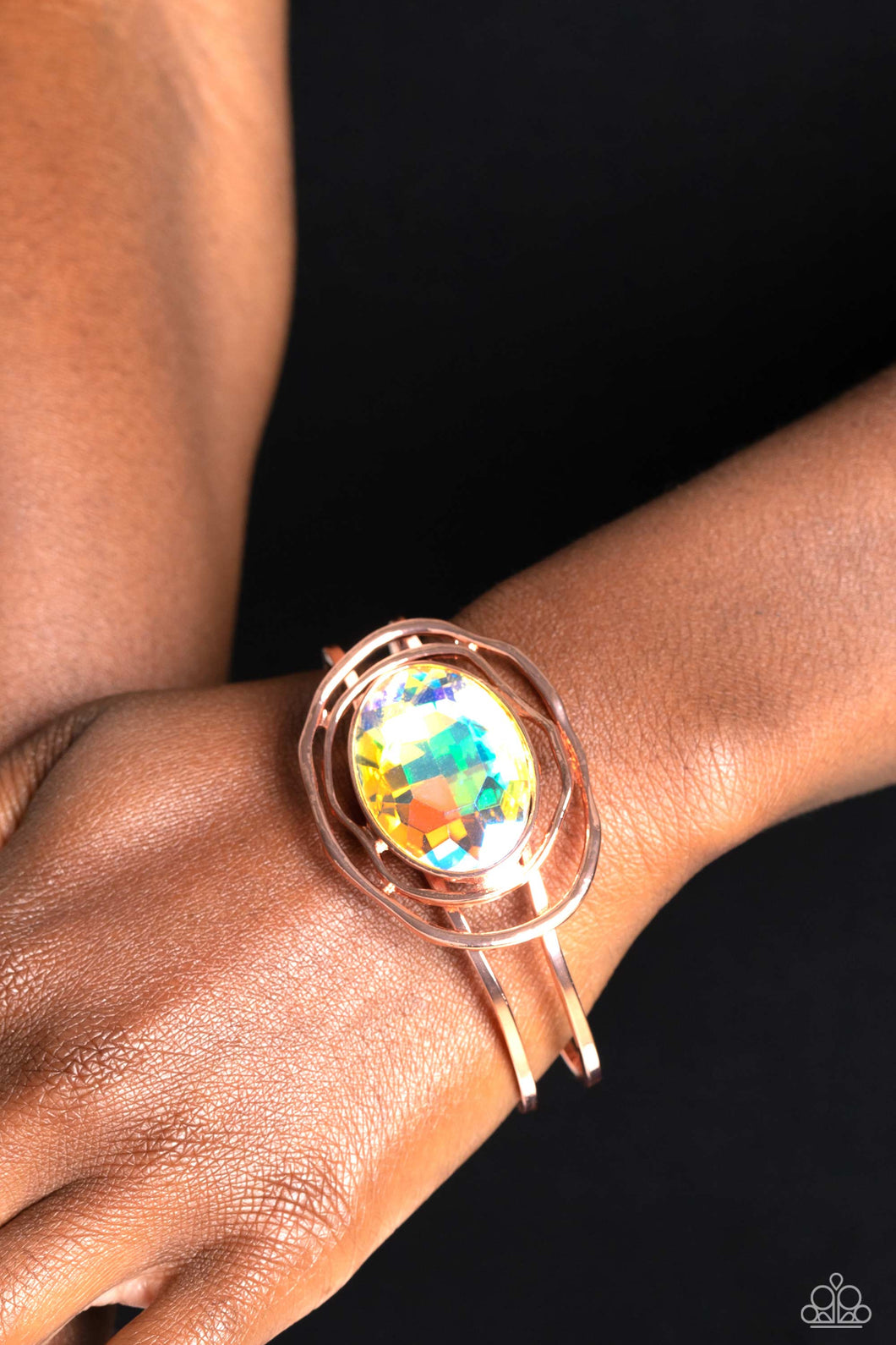 Paparazzi's Substantial Sorceress - Copper & Iridescent bracelet ~ New Releases