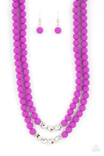 Load image into Gallery viewer, Paparazzi&#39;s Summer Splash - Purple necklace
