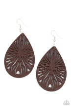 Load image into Gallery viewer, Paparazzi&#39;s Sunny Incantations - Brown Wood earrings
