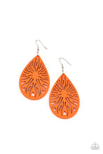 Load image into Gallery viewer, Paparazzi&#39;s Sunny Incantations - Orange Wood earrings
