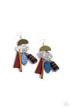 Load image into Gallery viewer, Paparazzi&#39;s Textured Talisman - Multi earrings ~ New Releases
